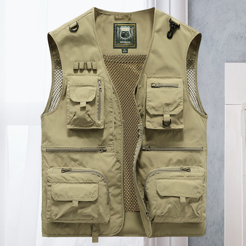 Alessandra – Netz-Gilet Cargo med lommer