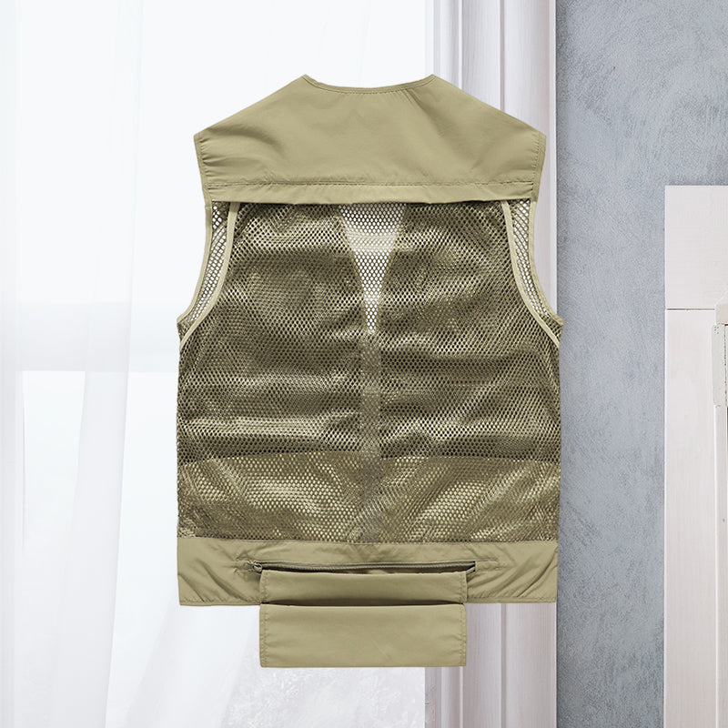 Alessandra – Netz-Gilet Cargo med lommer