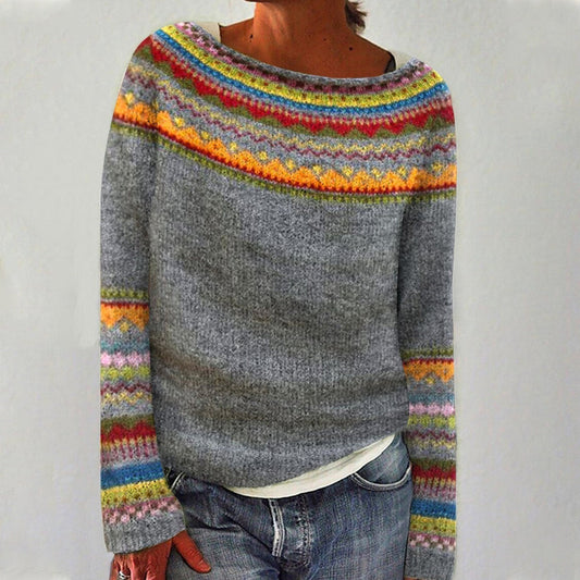 Clarissa – Strikpullover i moderne stil