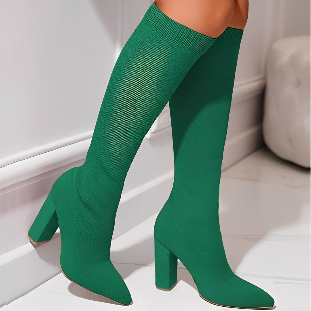 Marilyne - Elegante strikkede støvletter til kvinder