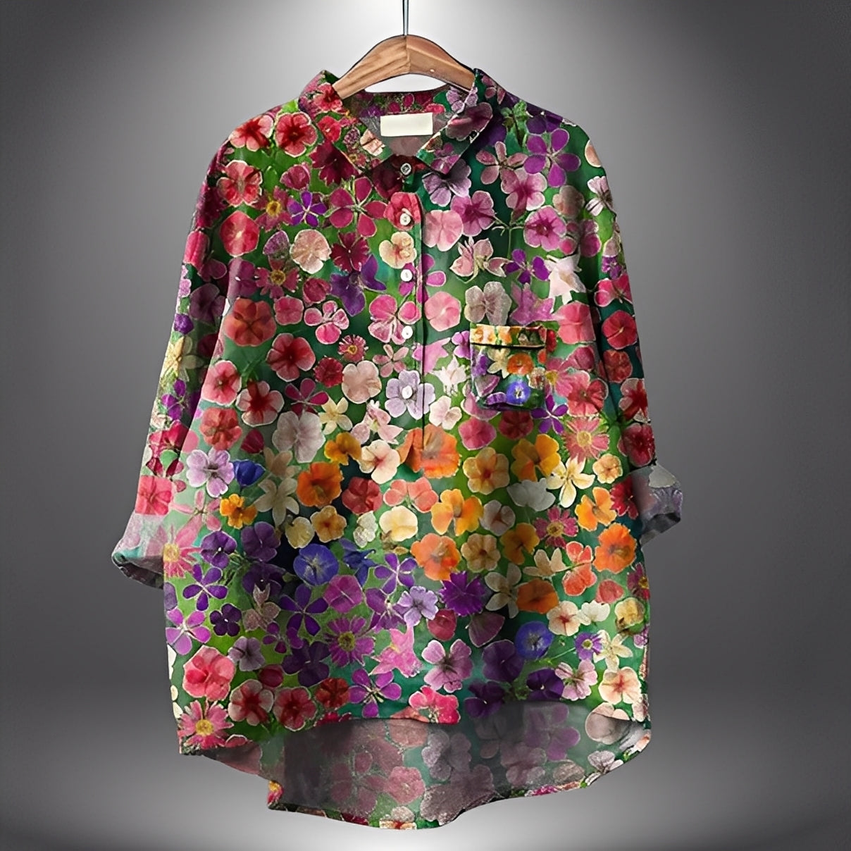 Garance - Klassisk skjorte med lange ærmer til kvinder