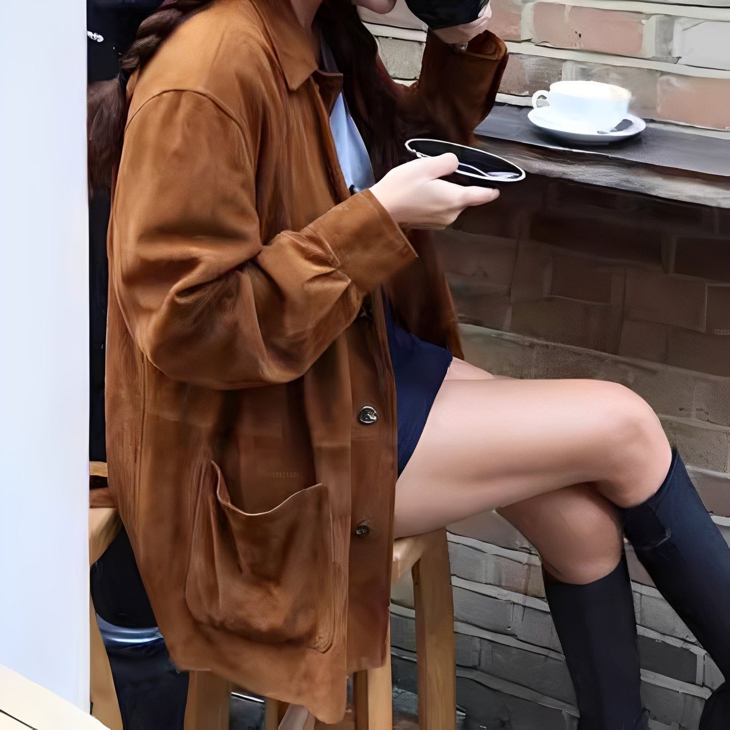 Armelle - Blød jakke med påsyede lommer til kvinder