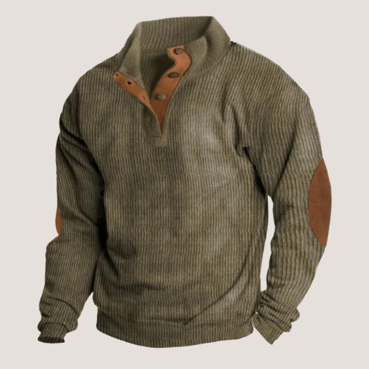 Rico – Strikpullover med Knapper