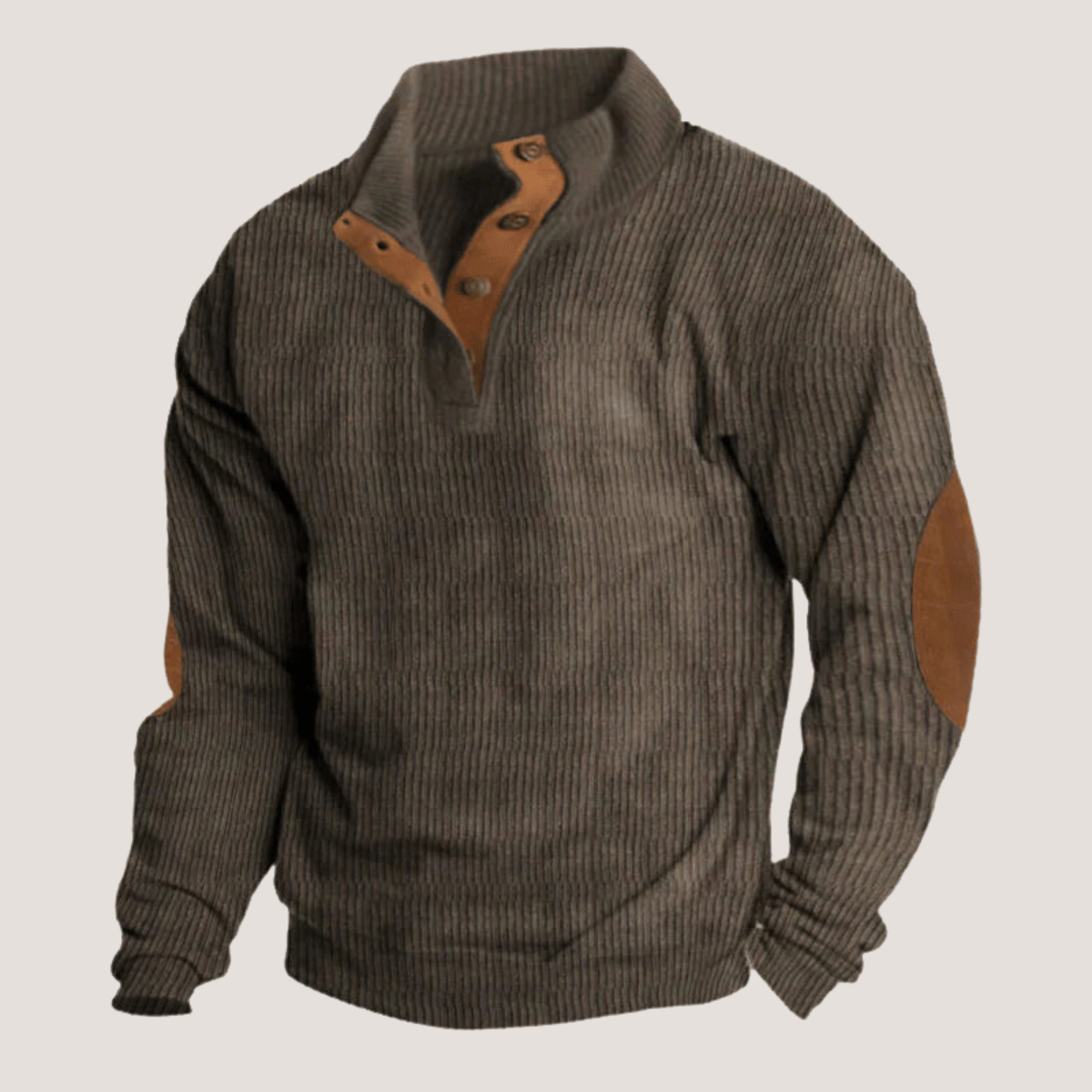 Rico – Strikpullover med Knapper