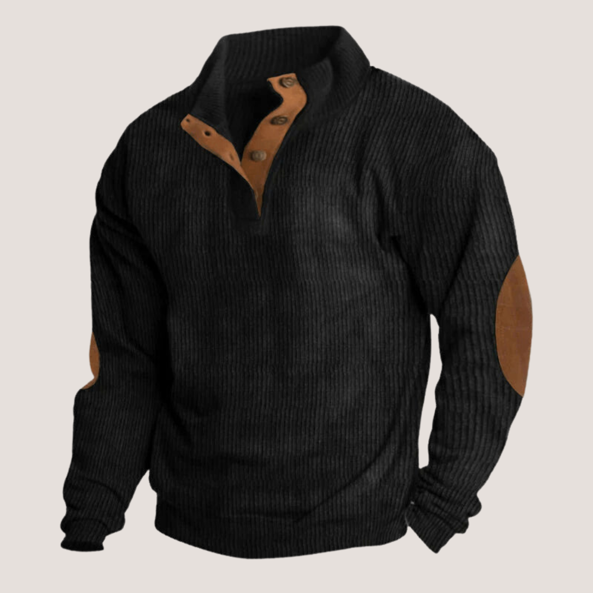 Rico – Strikpullover med Knapper