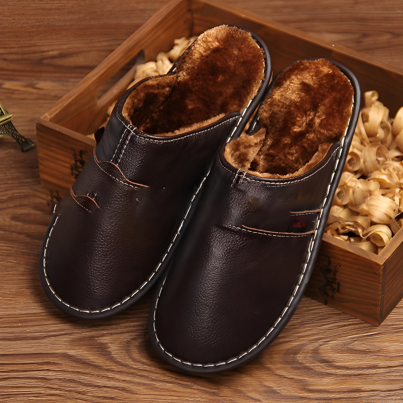 Xavier - Varme bomuldssandaler til mænd