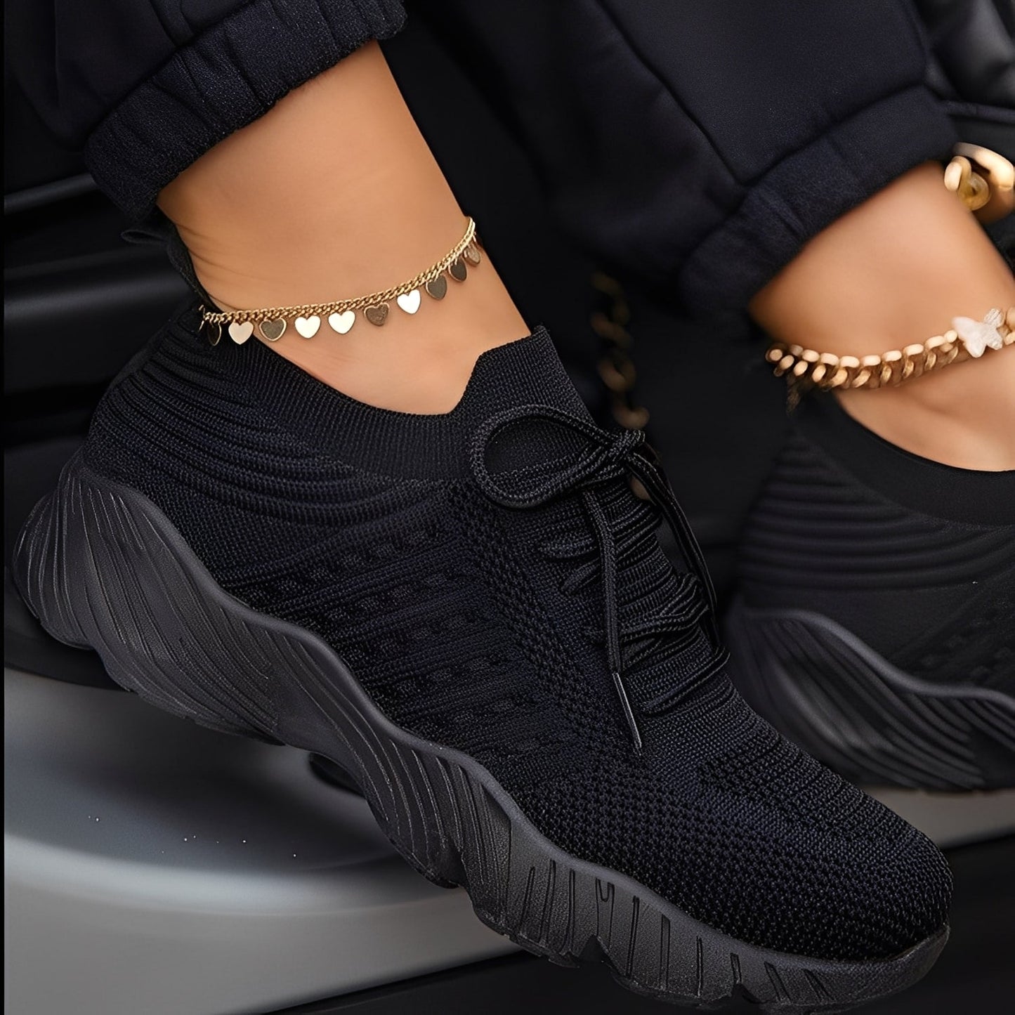 Axelle - Ortopædiske strikkede sneakers til kvinder