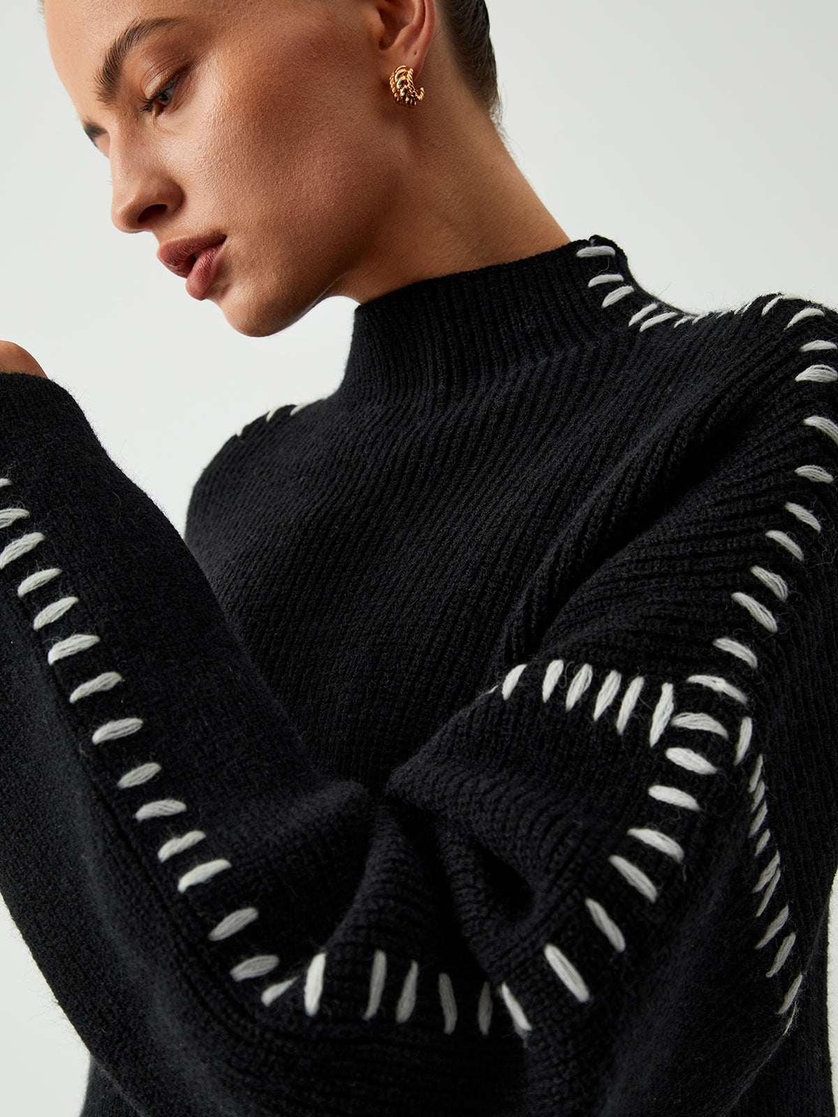 Theresa – Oversized Rollkragenpullover