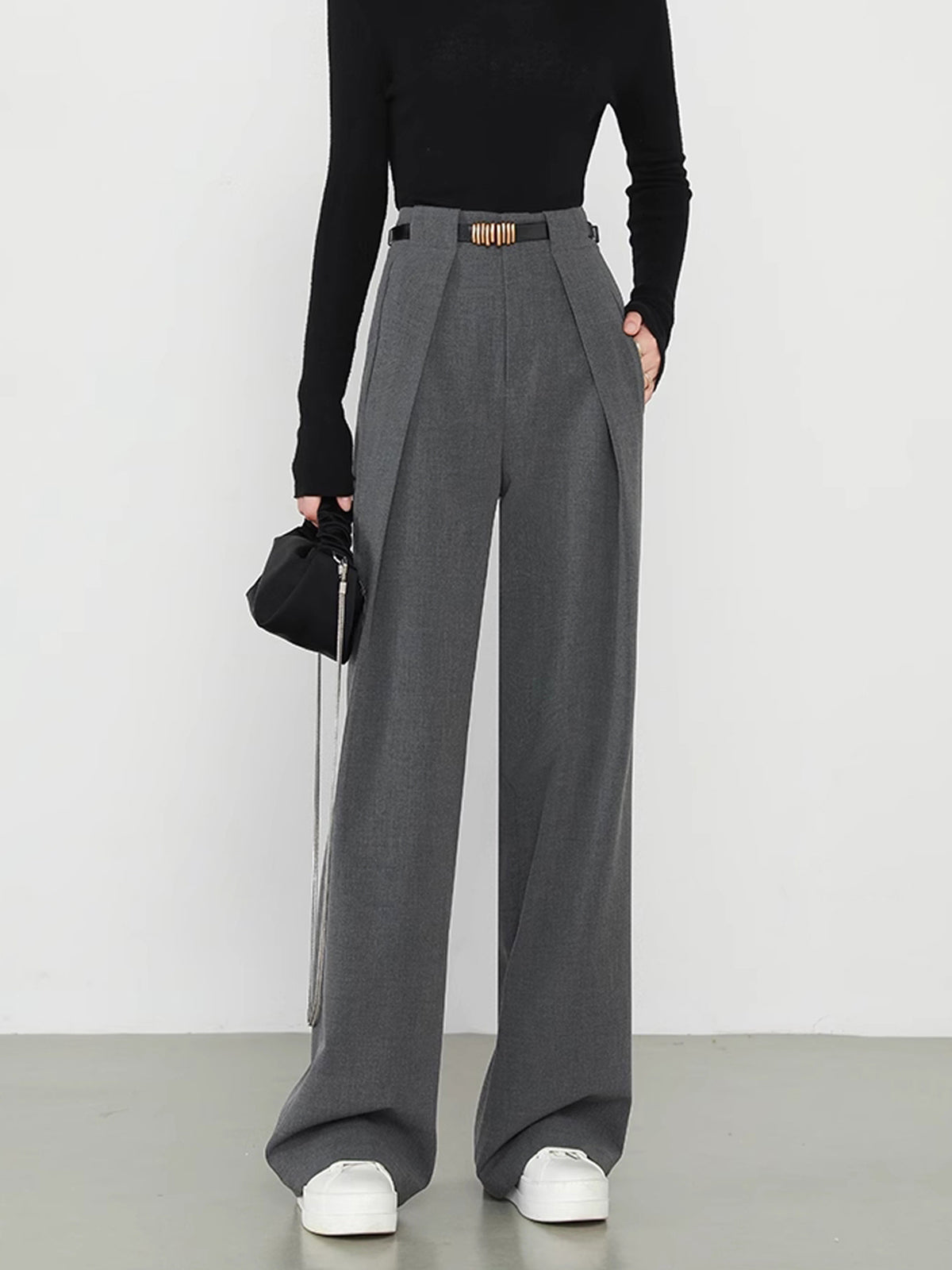 Lina – Gerade Hose med Lommer