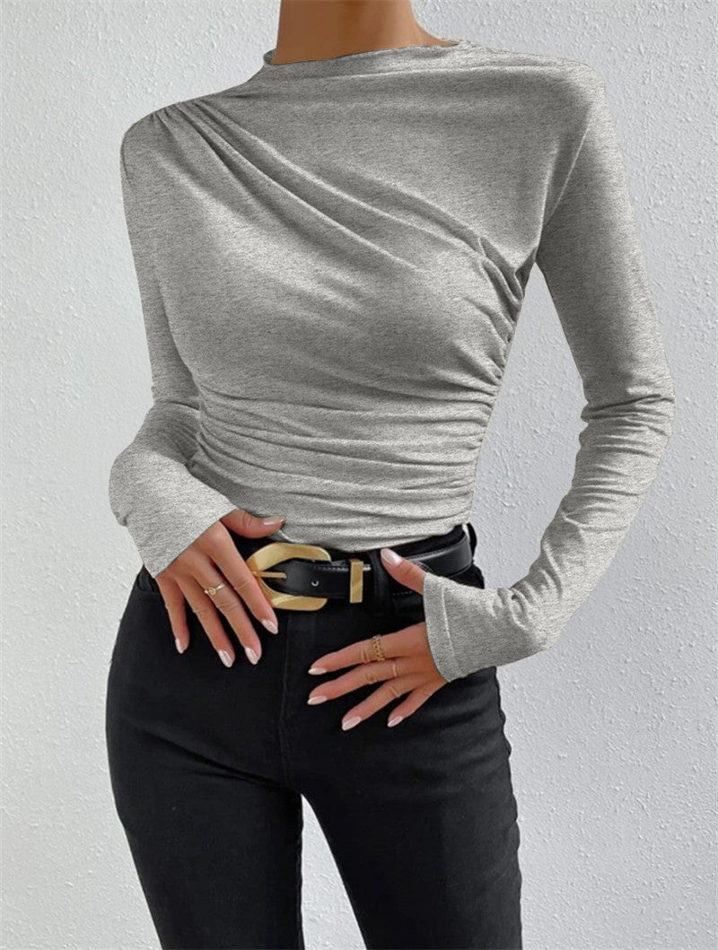 Livia – Langarmshirt med Ruffle