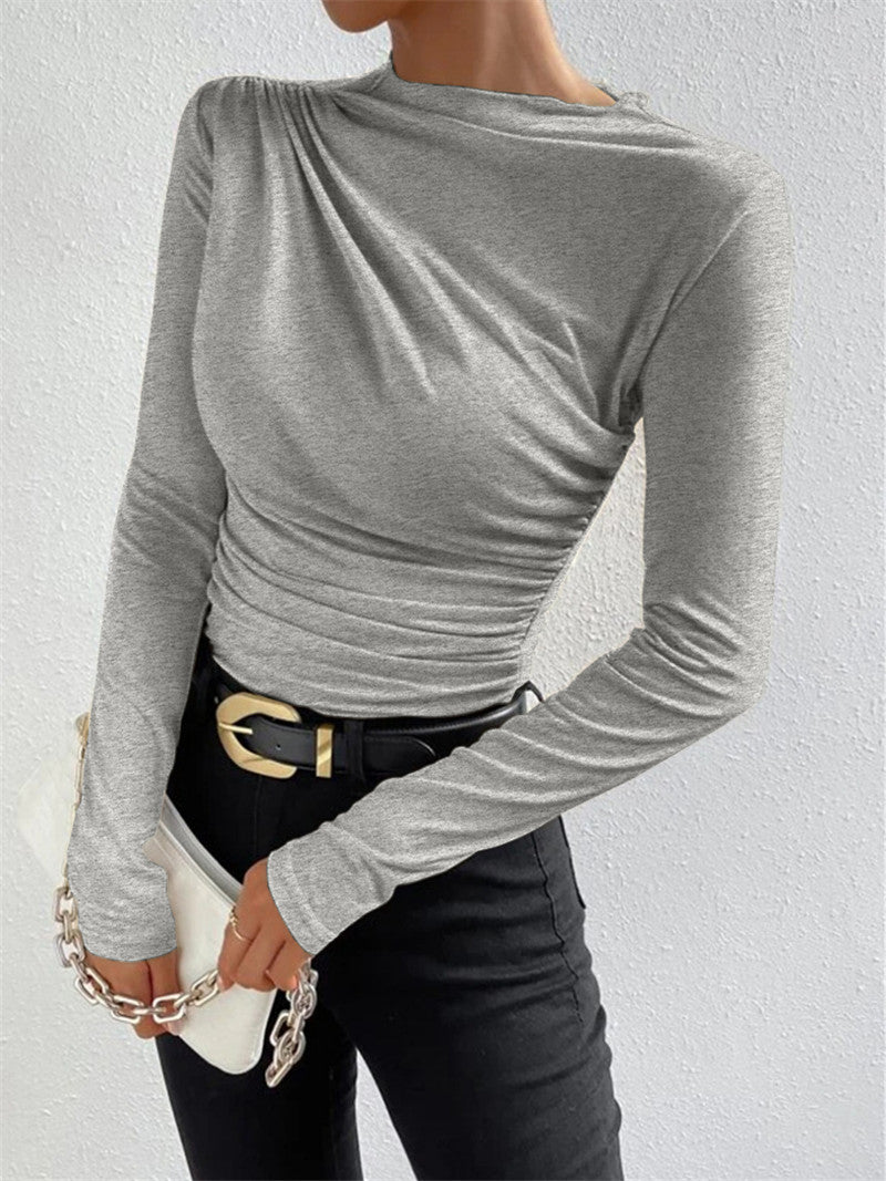 Livia – Langarmshirt med Ruffle