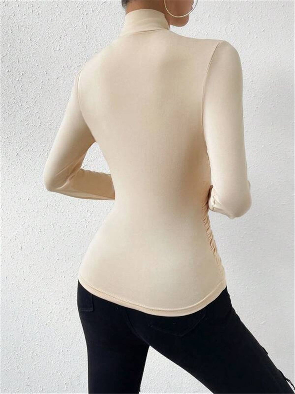 Isabelle – Cross-Over Krave Foldet Snoret Sweater
