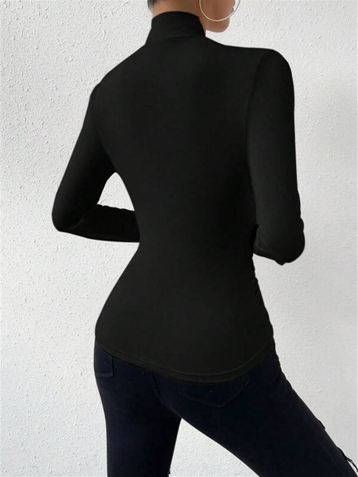 Isabelle – Cross-Over Krave Foldet Snoret Sweater