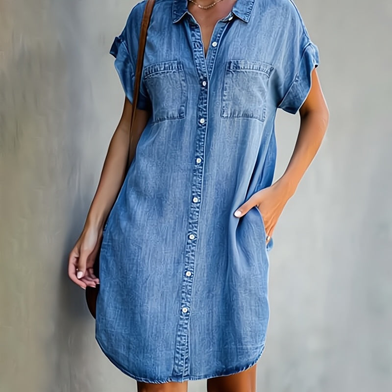 Daphné – Kjole i Chic Denim