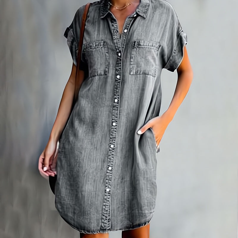 Daphné – Kjole i Chic Denim