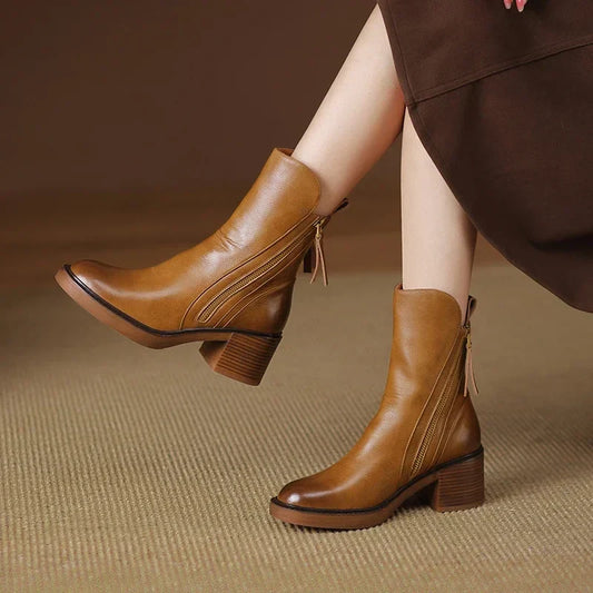 Ludovica – Stiefeletter i Vintage-look