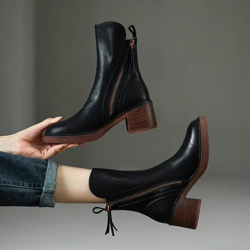 Ludovica – Stiefeletter i Vintage-look