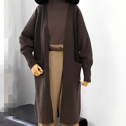 Claudie - Lang klassisk cardigan til kvinder