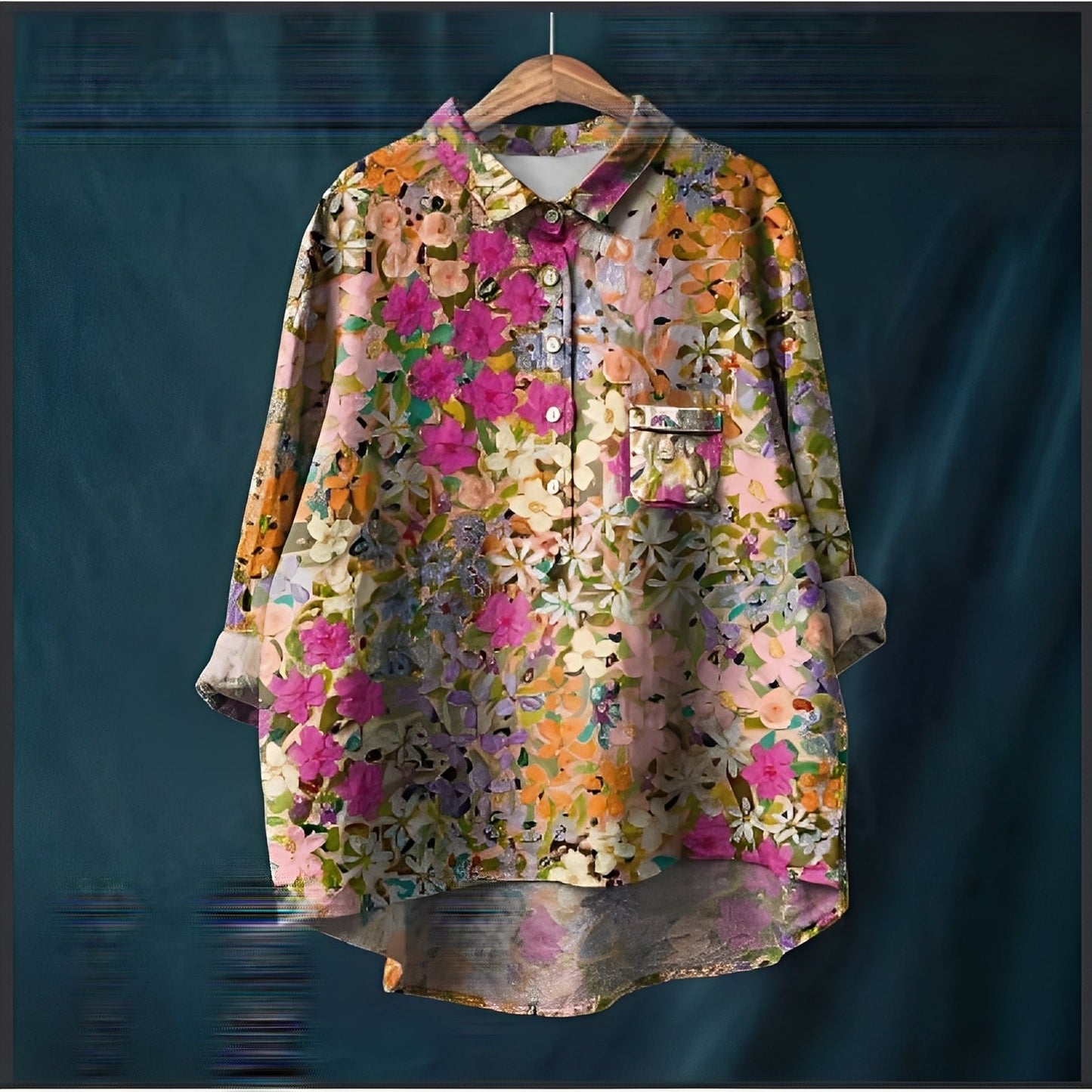 Garance - Klassisk skjorte med lange ærmer til kvinder