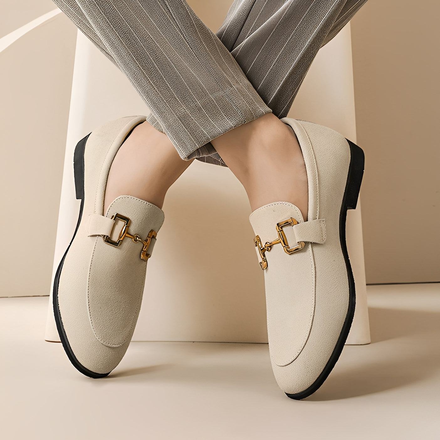 Allen - Elegante Loafers af Ruskind til Herrer