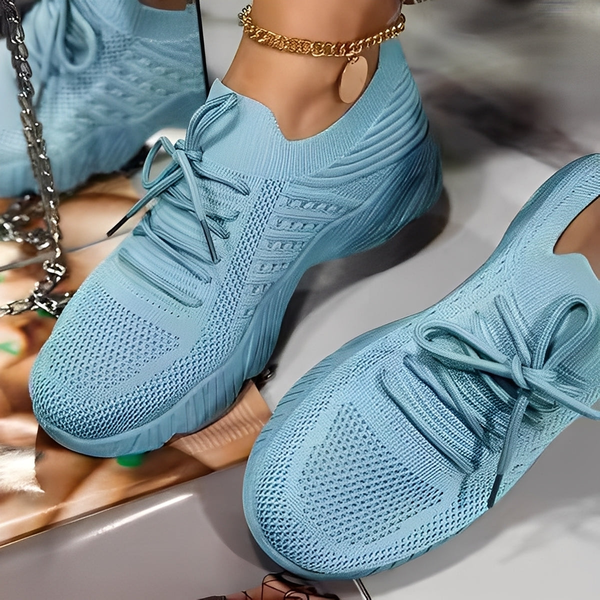 Axelle - Ortopædiske strikkede sneakers til kvinder