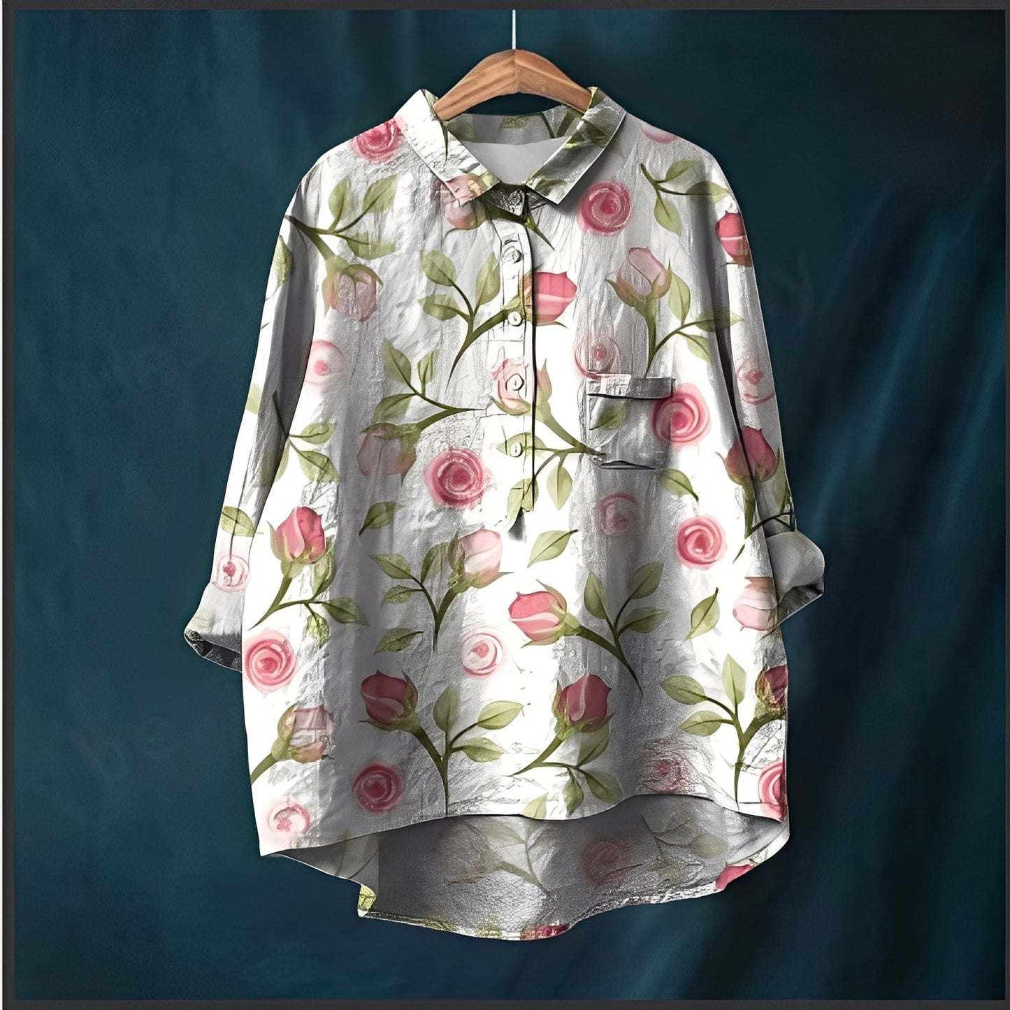 Garance - Klassisk skjorte med lange ærmer til kvinder