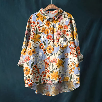 Garance - Klassisk skjorte med lange ærmer til kvinder