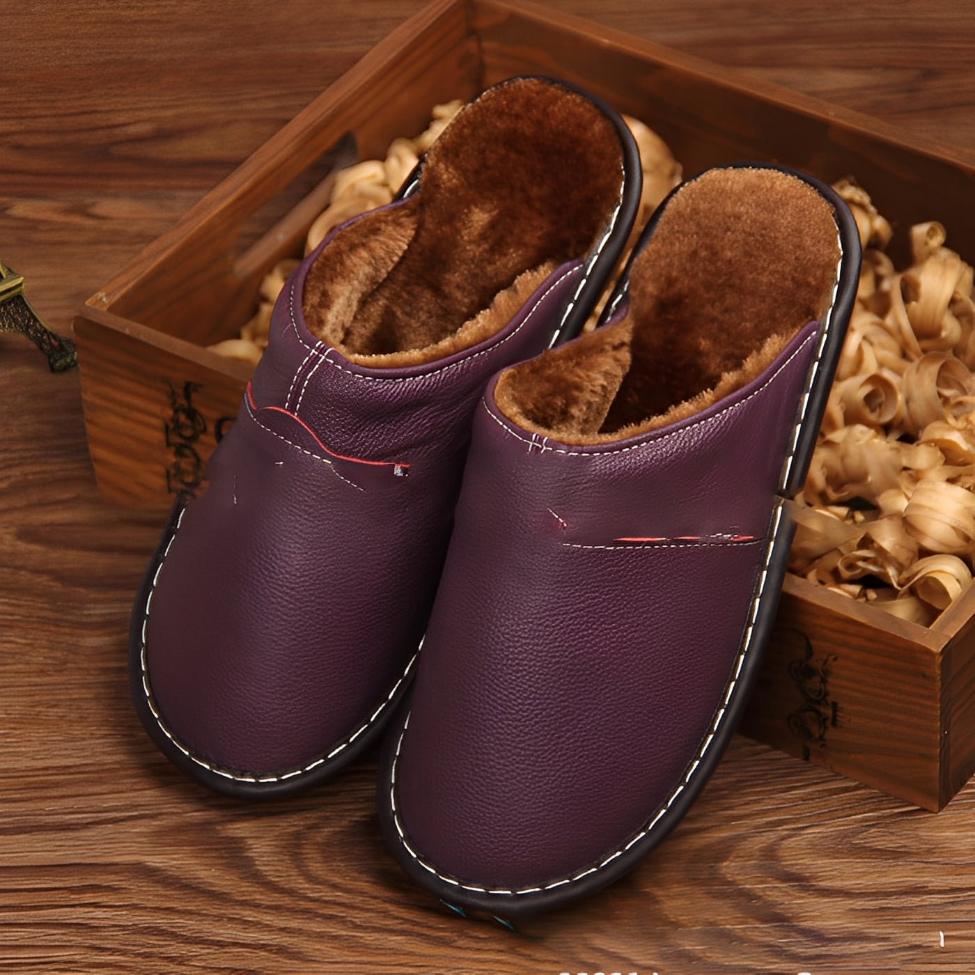 Xavier - Varme bomuldssandaler til mænd