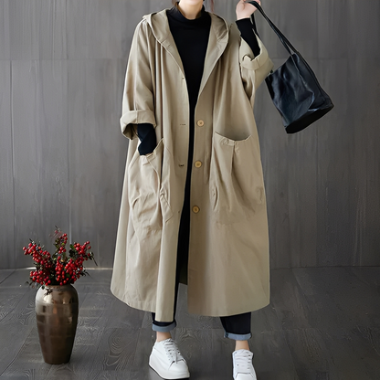 Dael - Oversize trenchcoat til kvinder