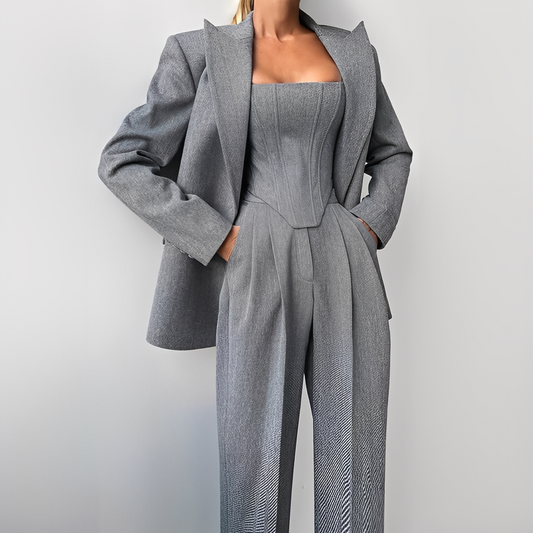 Annadine - Sæt 3 dele elegant og afslappet til kvinder