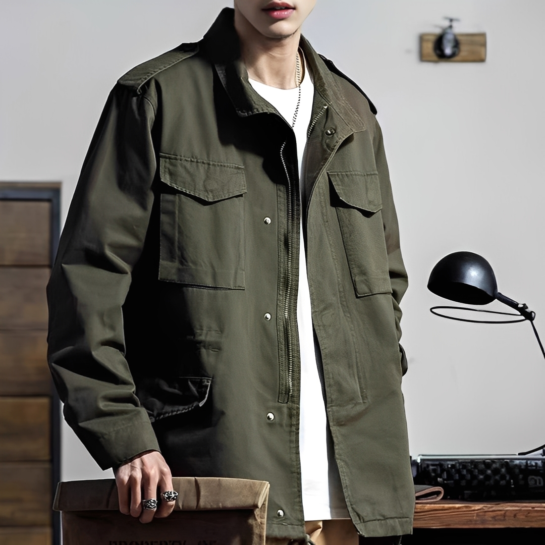 Aarne - Afslappet jakke med flere lommer til mænd