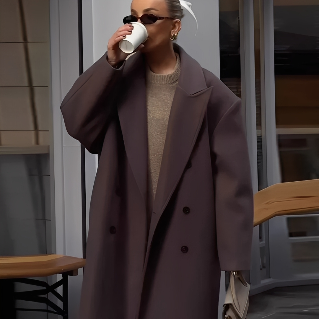 Bernarden - Behagelig oversize frakke til kvinder