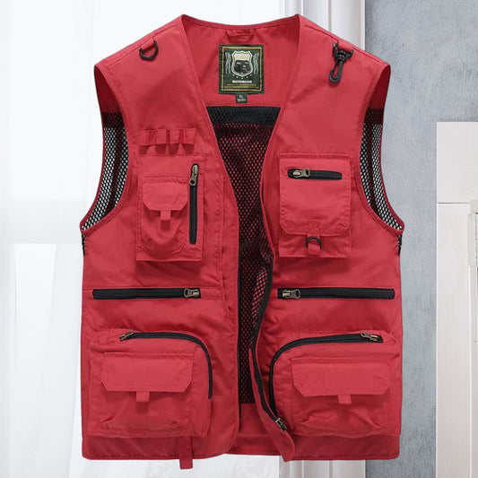 Alessandra – Netz-Gilet Cargo med lommer
