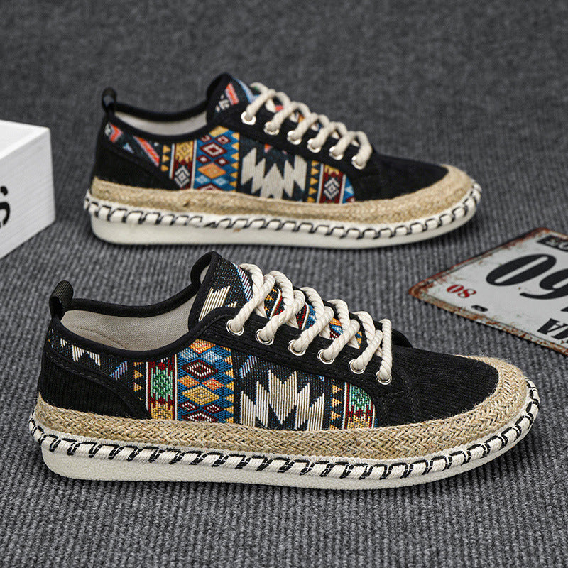 Liam - Stilfulde sneakers med print til herrer