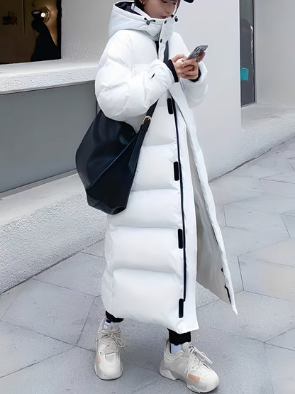 Hazel - Trendy lang hættejakke til damer