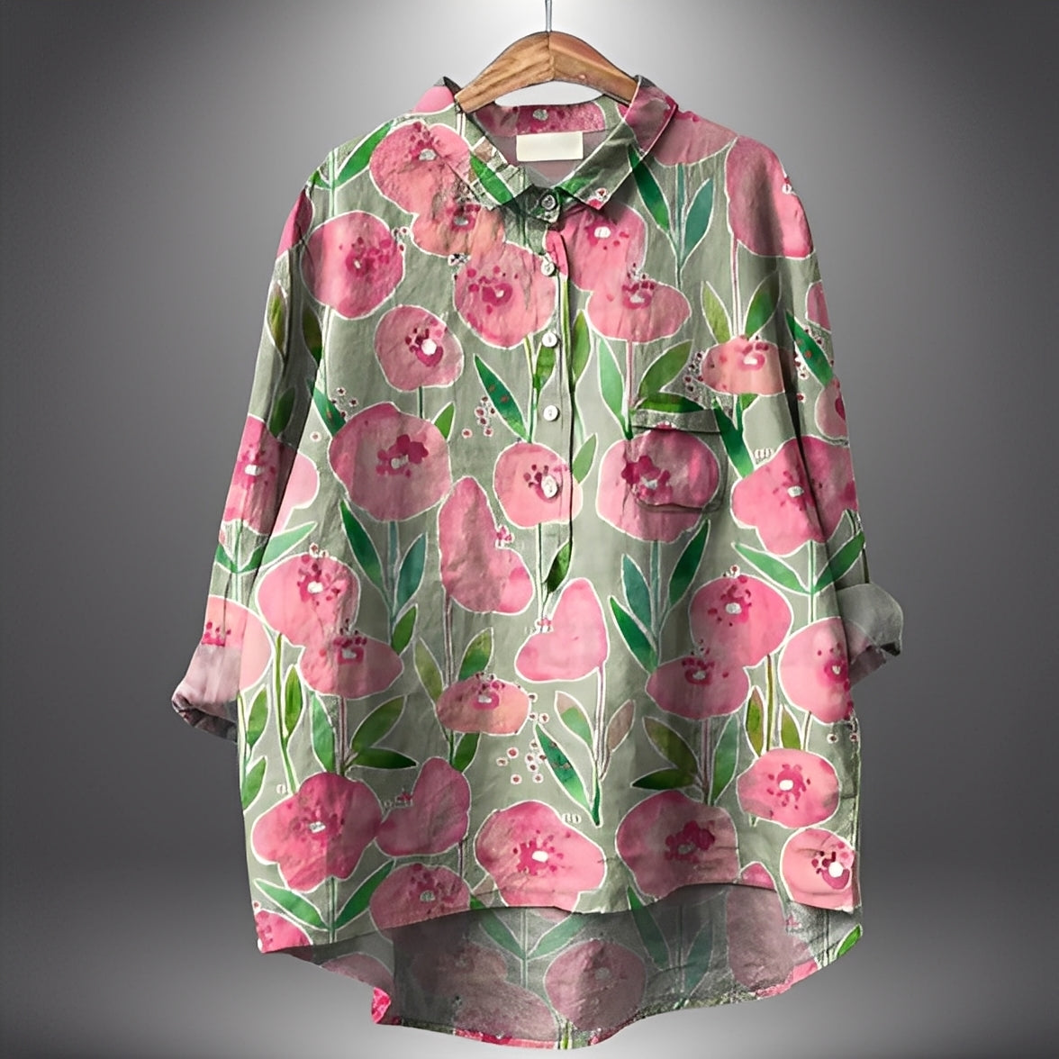 Garance - Klassisk skjorte med lange ærmer til kvinder