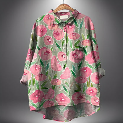 Garance - Klassisk skjorte med lange ærmer til kvinder