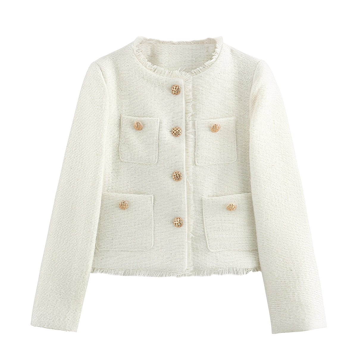 Muriel - Afslappet knap-blazer til kvinder