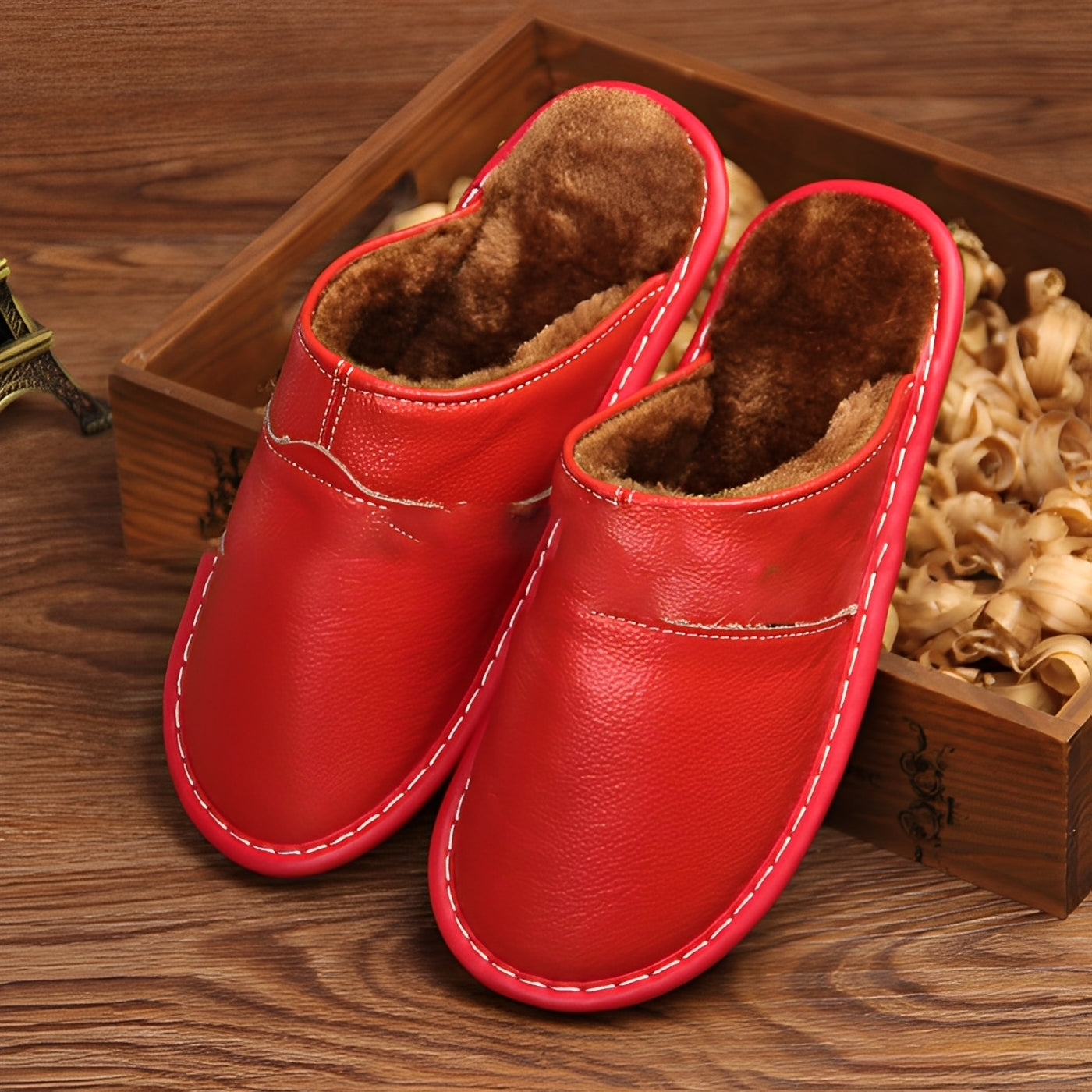 Xavier - Varme bomuldssandaler til mænd