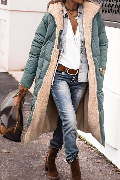 Carina - Elegant parka-frakke med hætte til damer