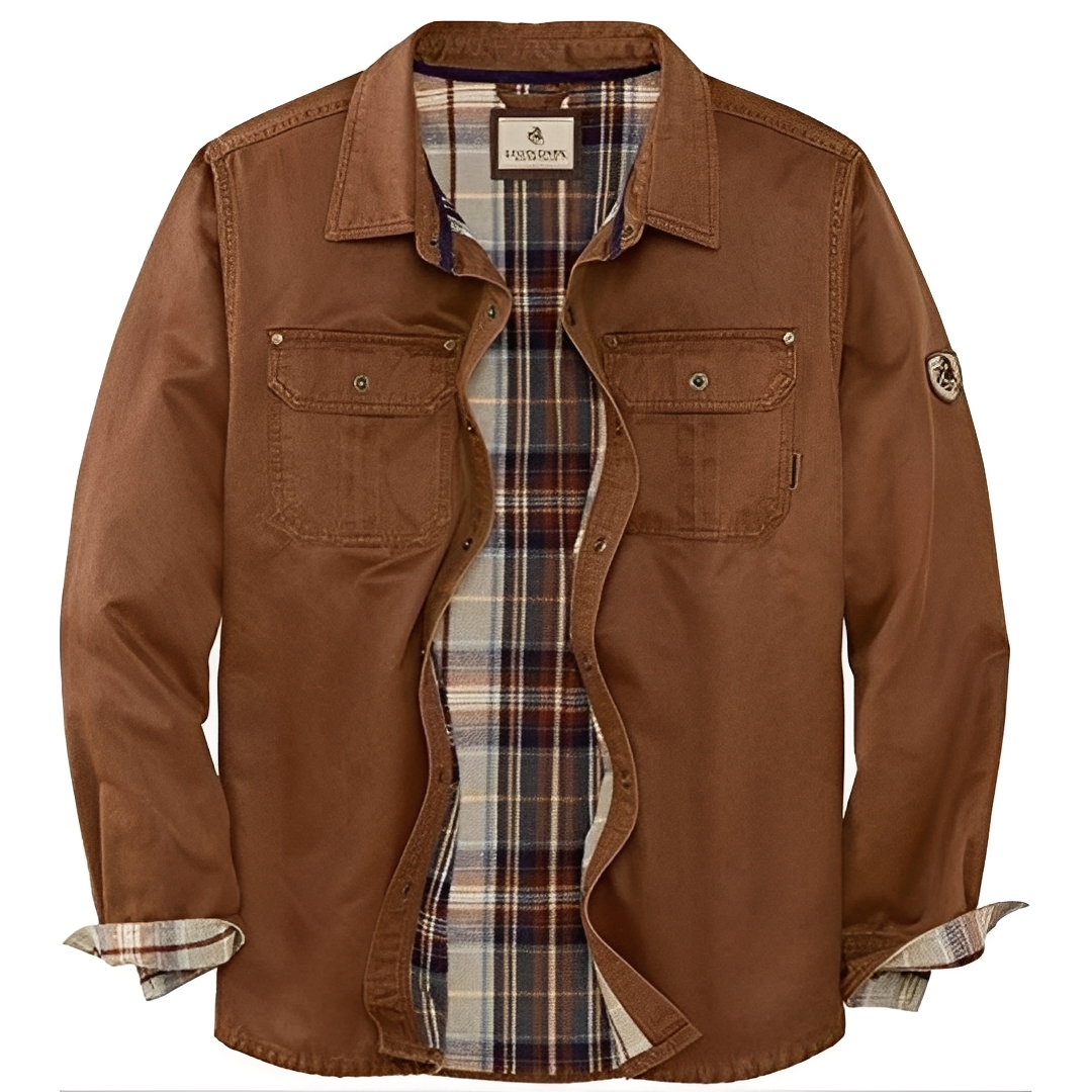 Abbánes - Afslappet bomuldsjakke til mænd