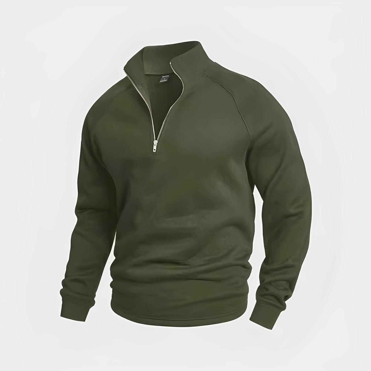 Wiley - Afslappet Fleece-Pullover med Lynlås til Herrer