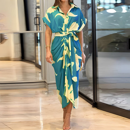 Charlène - Elegant knappet kjole til kvinder