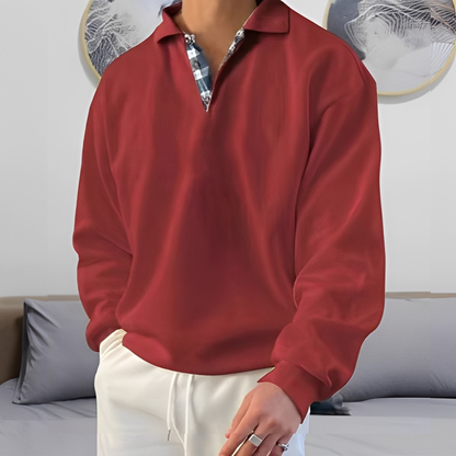 Colsen - Moderne sweater med lynlås til herrer