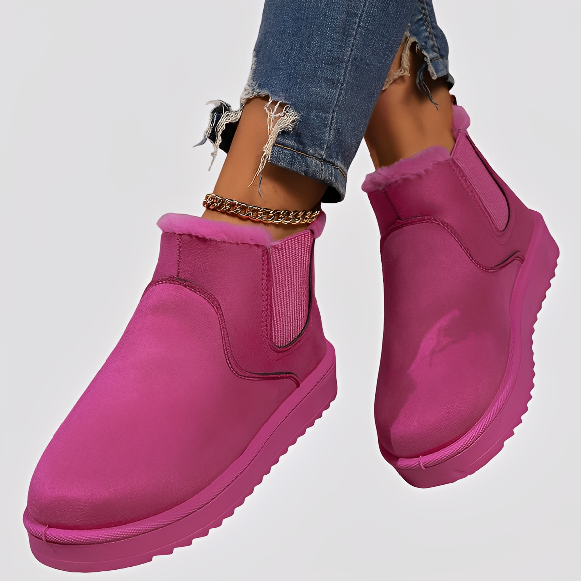 Henie - Varme, med fleece-forede støvler til damer