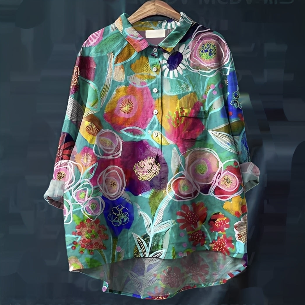 Garance - Klassisk skjorte med lange ærmer til kvinder