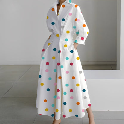 Agatha - Lang elegant kjole til kvinder