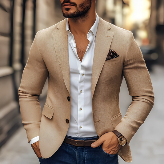 Abednego - Afslappet to-knaps jakke til mand