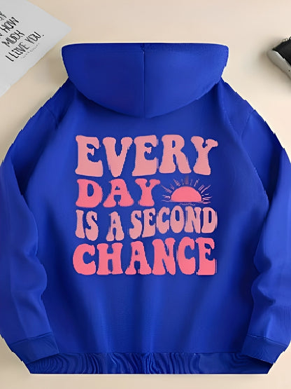 Daria – Gemusteret Bomulds-Hoodie