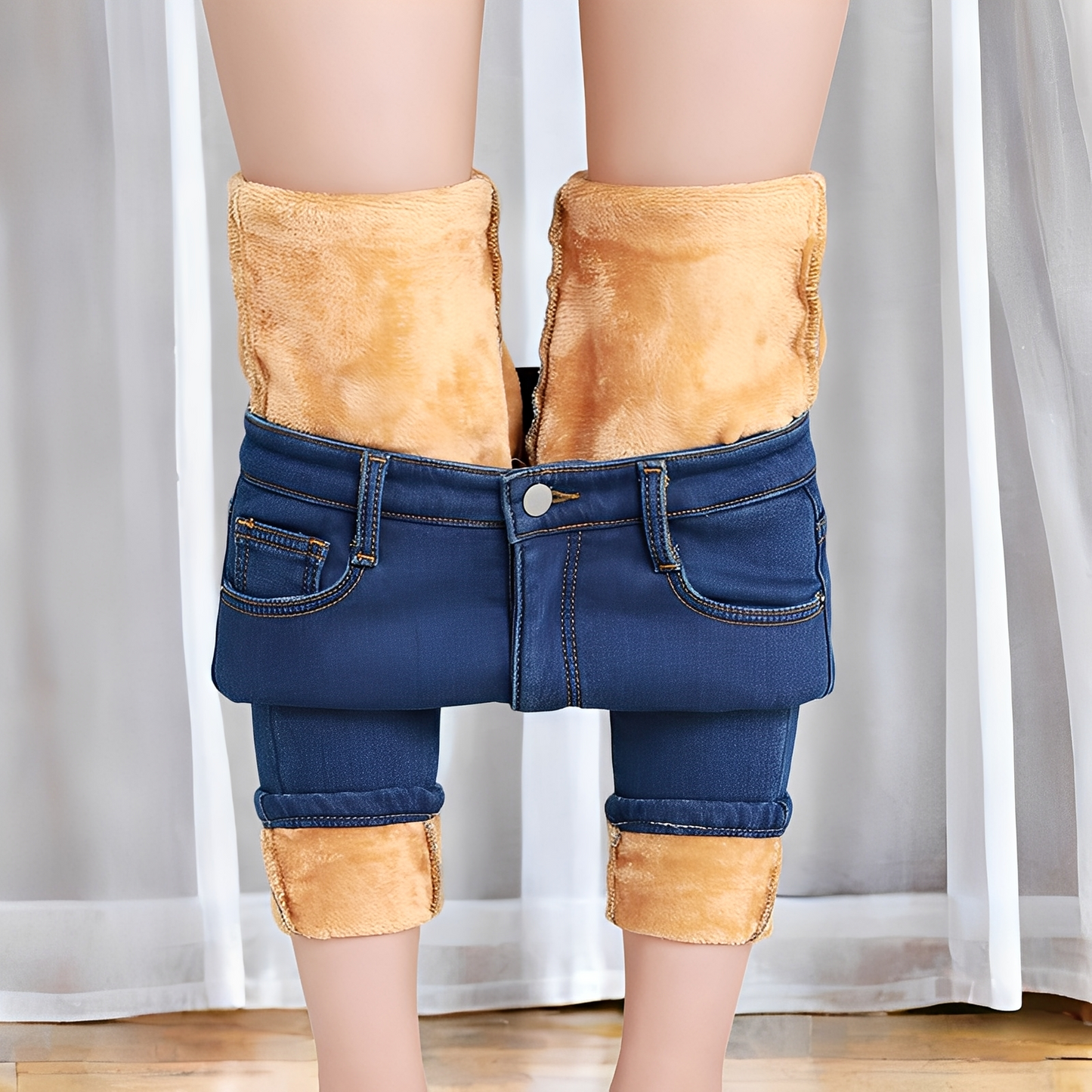 Betty - Varme Thermoskinnyjeans til Damer